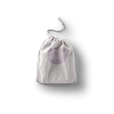 Bonamaison Impreso Algodón Bolsas con Cordón, Bolsa con Cordel para el Hogar y el Almacenamiento de Verduras, Bolso de Compras, Plegable, Ecologica, Reutilizables, Tamaño: 30x40 Cm