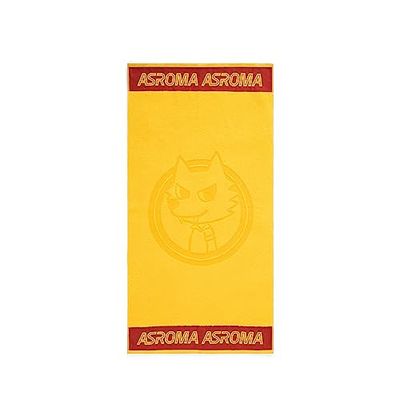 AS Roma Officiell strandhandduk, rosa gul 70 x 140