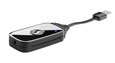 One For All SV1770, Transmissor de áudio TV, envia o som da TV para os seus auriculares Bluetooth, alimentação via USB, preto