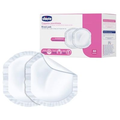Chicco 60 podkładek na piersi antybakteryjne Chicco