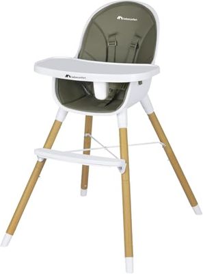 Bebeconfort Avista 2-in-1-kinderstoel, kinderstoel vanaf 6 maanden, om te vormen kinderstoel, vanaf 6 maanden tot circa 6 jaar, tot 30 kg, Mineral Green