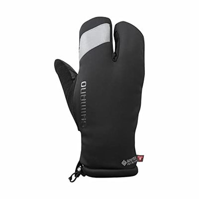 SHIMANO Unisex INFINIUM™ PRIMALOFT® 2 x 2 handskar, svart, storlek M