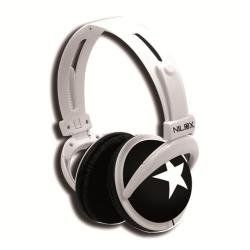 Nilox 10NXCUER00002 - Cuffie (Circumaural, 20-20000 Hz, Cablato, Nero, Bianco, Scatola)