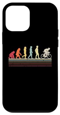 Custodia per iPhone 12 mini Retro Vintage Evoluzione dell'uomo Ciclista Ciclista
