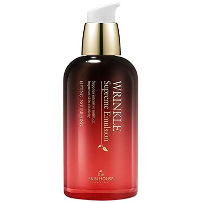 The Skin House Wrinkle Supreme emulsion 130 ml aktiverar regenereringsprocesserna The Skin House Wrinkle Supreme emulsion, 100 ml