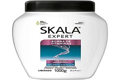 SKALA EXPERT- MASCHERA/BALSAMO o CO WASH Pompa Vitamine - 1000 ML - 100% VEGANO - Favorisce la Crescita dei Capelli- ADATTO AL METODO CURLY