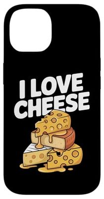 I Love Cheese Funny Cheese Enthusiast Humor Case for iPhone 14