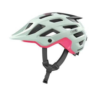 Casque MTB ABUS Moventor 2.0 - casque de vélo avec un grand confort pour le terrain - casque All-Mountain, unisexe - vert, taille M