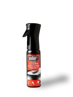 Weber Limpador de esmalte de 300 ml, nebulizador fino para limpeza sem riscas de superfícies esmaltadas, dissolve resíduos de comida e gordura (17684)