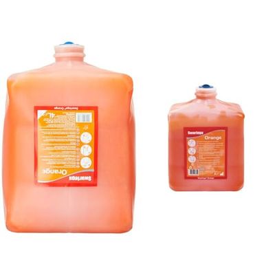 Swarfega Orange Hand Wash, Solvent-Free Heavy Duty Hand Cleaner with Natural Scrub & Moisturisers & Swarfega Orange Hand Wash, Solvent-Free Heavy Duty Hand Cleaner with Natural Scrub and Moisturisers