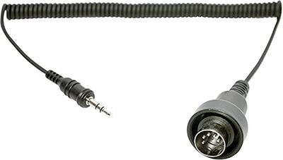 Sena – 3.5 mm Stereo Jack to 5 Pin DIN Cable for 83-later Yamaha, 89 – 97 Harley-Davidson. Kawasaki Suzuki 5Pin audiosystems – Taille – L