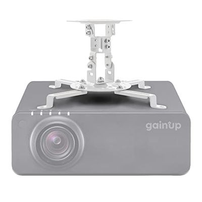 GAINUP Plafondbeugel voor beamer "Prime", universele vaste projectiehouder, 15 cm voor projector, accessoires voor videoprojectie