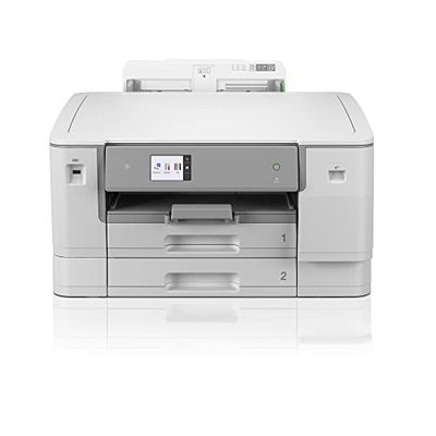 Brother HL-J6010DW DIN A3 Business Ink Impresora (30 ppm, inyección de Tinta, USB, LAN, Wi-Fi, impresión dúplex), Color Blanco/Gris, 576 x 477 x 315 mm (Ancho x Profundidad x Alto)
