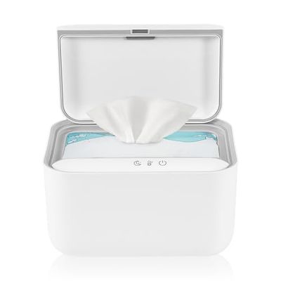 Lionelo BABYBLISS 20 W värmeapparat för våtservetter och små handdukar 20 W för spädbarn, inbyggt nattljus, 3 värmenivåer, pekpanel, håller handdukarna fuktiga