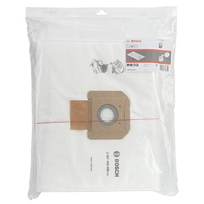 Bosch Professional sacos de lã para aspirador, para GAS 55, em saco plástico, conjunto de 5 peças
