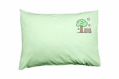 Bona Basics, Decoratieve kussenhoes, Huisdecoratie, voor bank, cafetaria, Afmeting: 50x35 cm, Kleur: Licht Groen