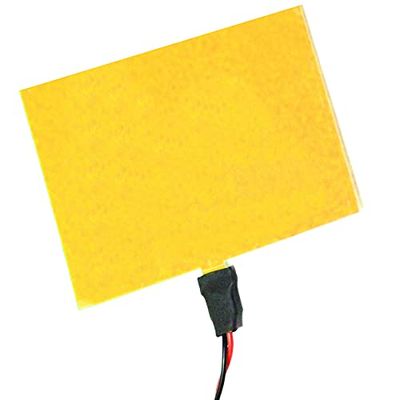 BeMatik Painel eletroluminescente EL 100 x 100 mm amarelo