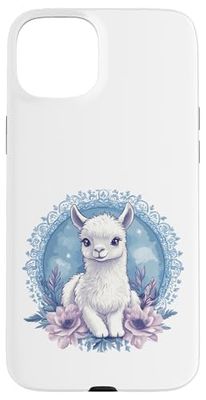 Cute Adorable Baby Llama Case for iPhone 15 Plus