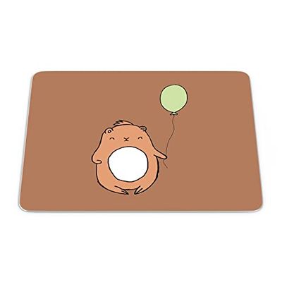 Bonamaison, Rectangle Pop Art Digital Printed Mouse Pad, Non-Slip Base, for Office and Home, Size: 22 x 18 cm