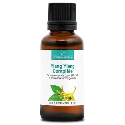 Ylang Ylang Completo - 30 ml - Olio essenziale biologico - 100% puro, naturale, chemiotipato e certificato AB