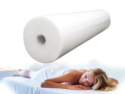 WELLCORE - Lenzuola usa e getta in rotolo | pretagliato 192 x 80 cm | Carta di barella Eco 31 g/m2 | 59 m di lunghezza, 80 cm di larghezza, grammatura 18 g, bianco