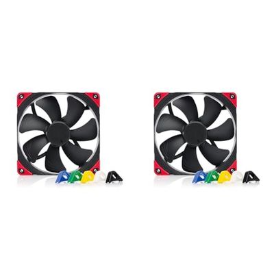 Noctua NF-A14 PWM chromax.black.swap, Premium Quiet Fan, 4-Pin (140mm, Black) (Pack of 2)