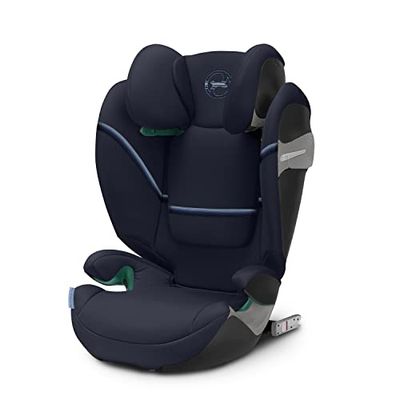 Cybex Gouden kinderzitje Solution S2 i-Fix, voor auto's met en zonder ISOFIX, 100 - 150 cm, van ongeveer 3 tot 12 jaar (15 - 50 kg), oceaanblauw