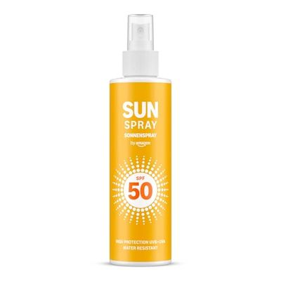 By Amazon Loción solar en spray 50 SPF 200 ml