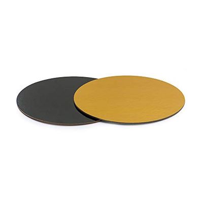 DECORA Dourado/preto prato para bolos Ø 32 cm, carta
