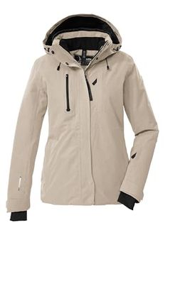 Killtec Giacca da sci da donna con cappuccio rimovibile e paraneve KSW 35 WMN SKI JCKT, 42, 43419-000