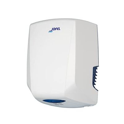 Jofel - Sèche-mains optique haute performance (505 Km/h) Faible consommation électrique 1200W, sèche-mains automatique. 10sec. Supporte des températures élevées. Modèle Power+ ABS Heavy Duty, AA56000
