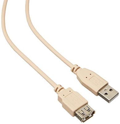 Pro Signal PSG91638 USB A Plug to A Socket Lead, 1 m