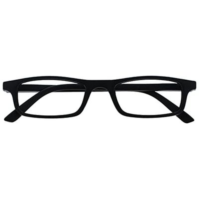 The Reading Glasses Company Reading Glasses, Black, +3.50 Diopters, Lightweight, Spring Hinges, Unisex