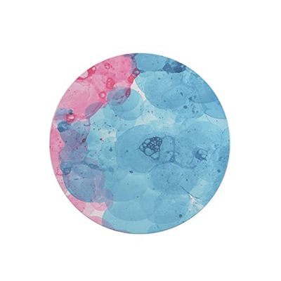 Questo Casa, Ronde digitaal bedrukte muismat, antislip onderkant, voor kantoor en thuis, diameter: 22 cm