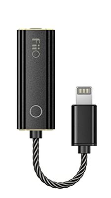 FIIO FIIO JadeAudio KA1 Amplificador de auriculares pequeño USB DAC de alta resolución sin pérdidas para teléfonos inteligentes/PC/portátiles/reproductores (rayo, negro)