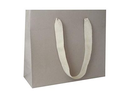Carte Dozio - Shopper Made of Fuel in Beige, Handle with Matching Webbing, f.to 24+8x20+5, cf 25 Pieces