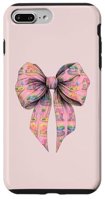 Coquette Bow Daycare Teacher Kindergarten Pre-K Mom Pink Case for iPhone 7 Plus/8 Plus