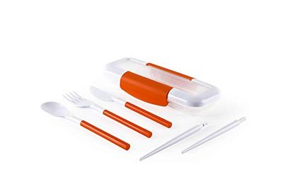 Excelsa Take Away Reisbestek, Wit, 19 x 7,5 cm