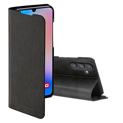 Hama Mobilfodral för Samsung Galaxy A34 5G "Guard Pro" (skyddsfodral med kortfack, vikbart Samsung A34-fodral med magnetlås och stativfunktion), svart