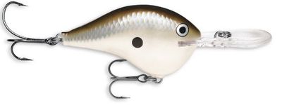 Rapala DT (Dives-To) Series-Material Cuerpo de Balsa-Señuelo Pesca en Agua Dulce, Unisex-Adult, Pearl Grey Shiner, 6cm/17g