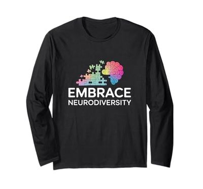 Embrace Neurodiversity Autism ADHD Inclusion Mental Health Manga Larga