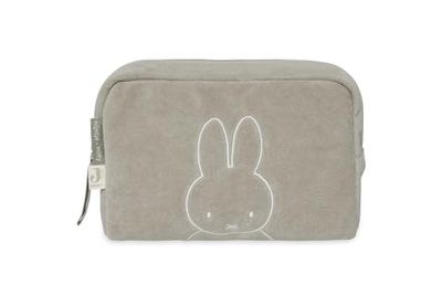 Jollein Badstof luiertas - Miffy, olijfgroen - luieretui - cosmeticatas - organizer - olijfgroen, Miffy, Olive Green, Badstof luiertas/cosmeticatas/organizer