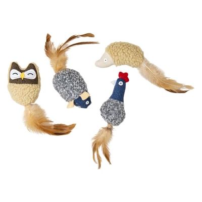 JACK AND VANILLA, Juguete de Peluche para Perros y Gatos, Textura Suave y Segura, Ideal para Jugar y abrazar, fácil de Limpiar, 9 cm, Multicolor