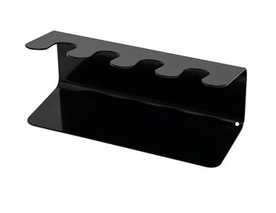 MAUL rechte vorm 4 stempels premium stempelhouder metalen stempelrek - zwart