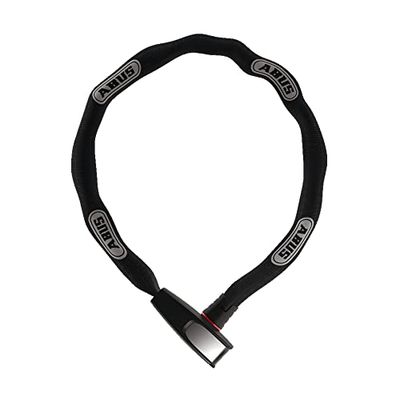 ABUS kettingslot Catena 6806K QST - fietsslot met houder - ABUS-veiligheidsniveau 6-6 mm dik - 85 cm lang - zwart