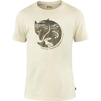 Fjallraven Arctic Fox T-Shirt M, Maglietta Uomo, Gesso Bianco, XS