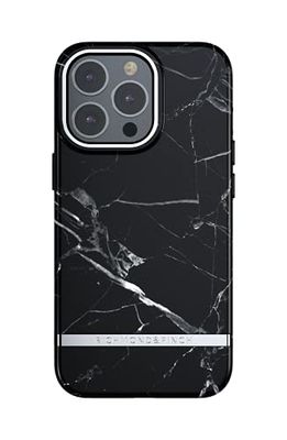 Richmond & Finch Hoes compatibel met iPhone 13 Pro, zwart marmeren behuizing, 6,1 inch (15,5 cm), krasbestendigheid, volledig beschermende telefoonhoes
