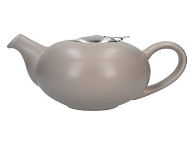 LONDON POTTERY, Putty, theepot met zeef voor losse thee, aardewerk, 4-kops theepot (1 liter), aardewerk