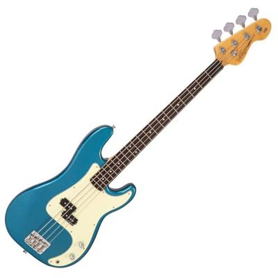 VINTAGE V40 SERIE COASTER BASSO CHITARRA - CANDY MELA BLU