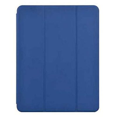 Funda de Piel para iPad Air 2019 con Soporte Pencil Azul